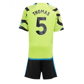 Arsenal Thomas Partey #5 Dětské Venkovní dres komplet 2023-24 Krátký Rukáv (+ trenýrky)